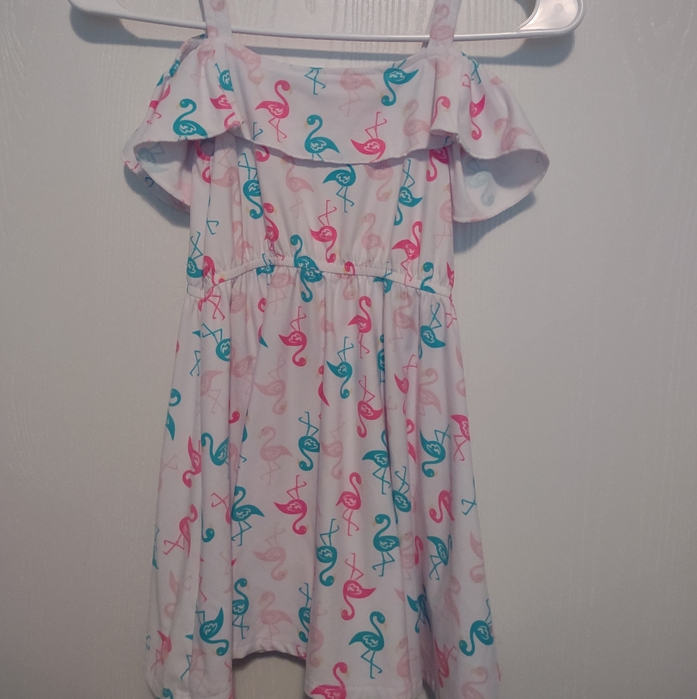 🔴 Girls cold shoulder dress